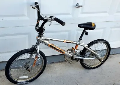 Vtg Mongoose Hoop-D Pro Chrome Original 20  BMX Freestyle Bike (storage Found) • $350