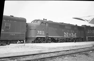 ORIGINAL PHOTO NEGATIVE-Railroad Mexico NDeM #7011 May 1969 • $6.50