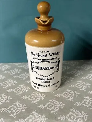 Vintage USQUAEBACH Pottery The Grand Whisky Of The Highlands Bottle 750 ML! • $17.99