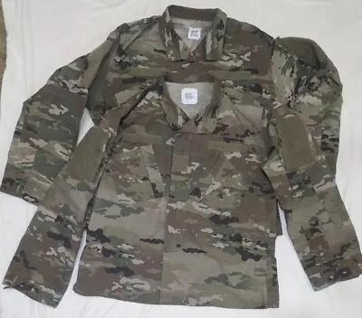 US Army Combat Uniform Coat Jacket Set Of 2 Multicam OCP Large Regular Unisex • $36.95