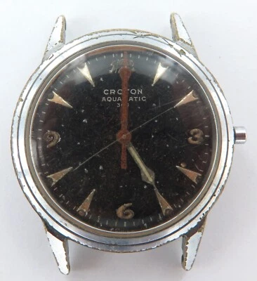$110 • Buy Vintage Croton Aquamatic 360EL Selfwinding Incabloc Waterproof Mens Watch 