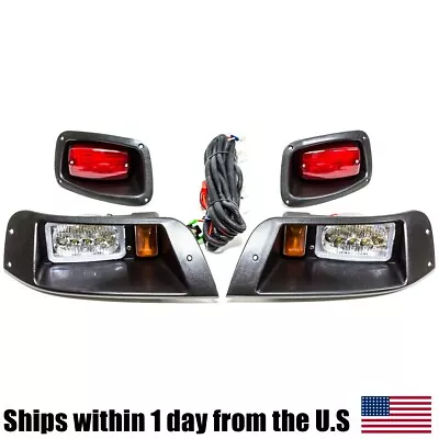 Golf Cart LED Headlight & Tail Light Kit For EZGO TXT 1996-2013 Gas And Electric • $58.63