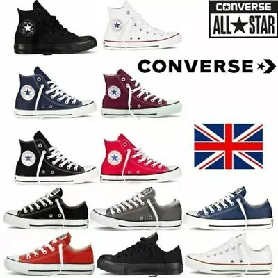 £27.98 • Buy Converse All Star WOMENS MENS Chuck Taylor OX Canvas Trainers Shoes