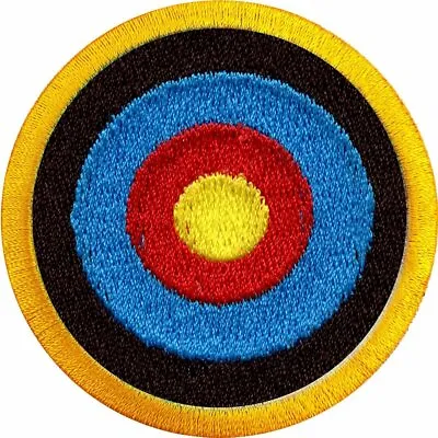 Dart Throwing Merit Badge Embroidered Iron-on Patch • $10.99
