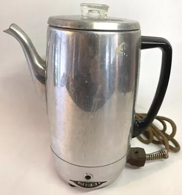 Percolator Coffee Pot Dominion 1603 D Mid Century Kitchen Appliance Works • $8.95