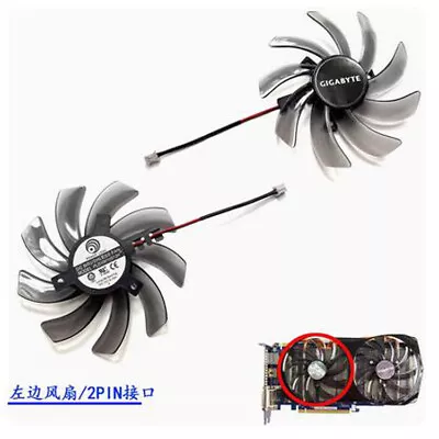 For Gigabyte GTX650 660ti Graphics Card Cooling Fan T129215SM/PLD10010S12H ~~~ • $25.20