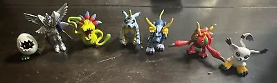 ORIGINAL DIGIMON TOY ACTION FIGURE LOT OF 7 MINI LOT BANDAI EARLY 2000s • $0.99