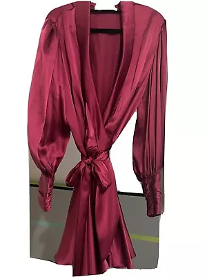 $321 • Buy Zimmermann Silk Wrap Mini Dress 3