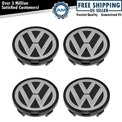 OEM 7D0601165 Center Cap Set Of 4 For 7 Or 9 Spoke 16 In Wheel For VW Volkswagen • $86.31