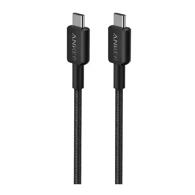$20.80 • Buy Anker 322 USB-C To USB-C Cable (1.8m Braided) - Black