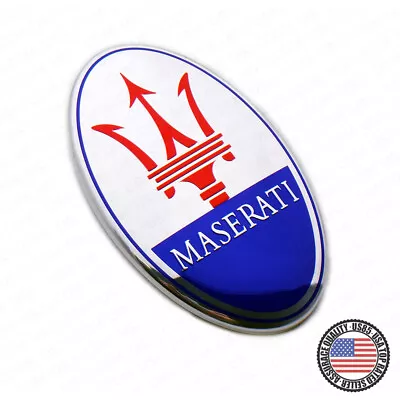 Maserati Ghibli Quattroporte Granturismo Front Bumper Logo Emblem Badge Sport • $31.99