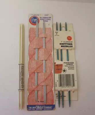 Vintage Lot Of Knitting Needle Mixed Size Lot Of 11 #2 #1 #5 • $8.99