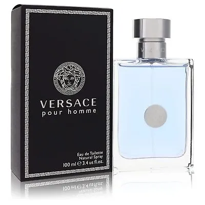 Versace Pour Homme For Men Eau De Toilette Natural Spray 3.4 Fluid_ounces • $50.99