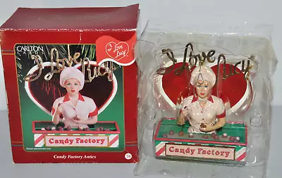 CARLTON CARDS  I Love Lucy  Chocolate Candy Factory Antics Christmas Ornament • $24.99