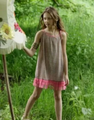 Chasing Fireflies  I Love Gorgeous  Girls English Rose Print Dress Sz 10-11NWT • $38