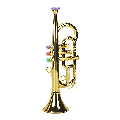 £13.48 • Buy Trumpet Colored Keys ABS Metallic Musical Instruments For Party Gifts Kids