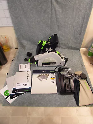 Festool Cordless Track Saw TSC 55 #576816 One Battery & Charger Two Blades • $625