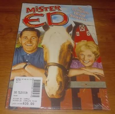 Mister Ed: The Complete Third Season 3 (DVD 2010 4-Disc Set) Brand New Sealed • $10.99