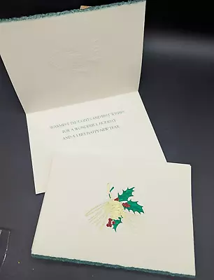 Vtg Boxed Christmas Cards Cambridge Greetings Masterpiece Studios Gold Pinecones • $13.98