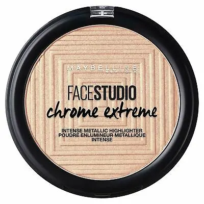 MAYBELLINE Face Studio Chrome Extreme Highlighter - 300 SANDSTONE SHIMMER - NEW • £4.99