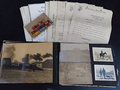 Original WW1 USMC Aviation Photo Album & Document Grouping  • $495