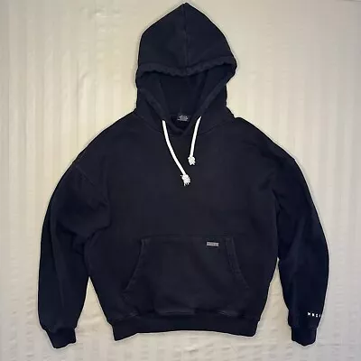 YoungLA Hoodie Men's Small Black Pullover Heavyweight Hooded Sweatshirt • $29.95