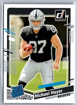 Michael Mayer 2023 Donruss Rated Rookie Las Vegas Raiders #361 • $0.99