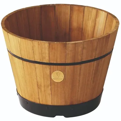 Medium Barrel Garden Planter -  VegTrug Medium Build A Barrel Natural • $43.50