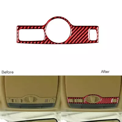 $12.41 • Buy Red Carbon Fiber Reading Light Trim W/ Sunroof For VW Golf MK4 GTI Jetta 1999-04