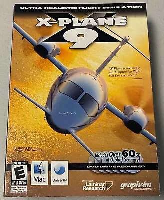 $5.99 • Buy X-Plane 9 Flight Simulation Game 6 Disc DVD Drive Mac Graphism