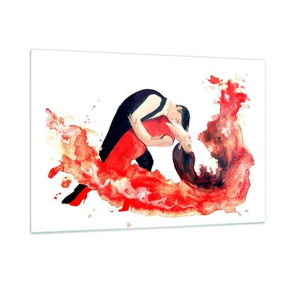 Glass Print 120x80cm Wall Art Picture Dance Clubbing Activities Girl Artwork • £143.99