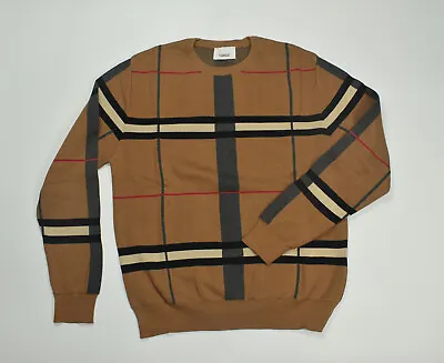 Burberry Beige Cotton Sweater For Men Size Regular US XL • $139