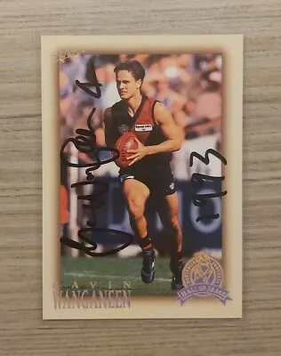 $40 • Buy Essendon Bombers - Gavin Wanganeen Hand Signed Card 2012 Hall Of Fame Card