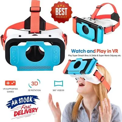 VR Headset For Nintendo Switch Adjustable Strap Ergonomical 3D Labo Goggles New • $40.90