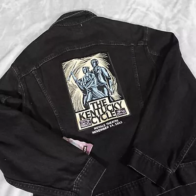 Vintage Lee Denim Trucker Jacket Mens XL The Kentucky Cycle Royale Theatre NWT • $79.99