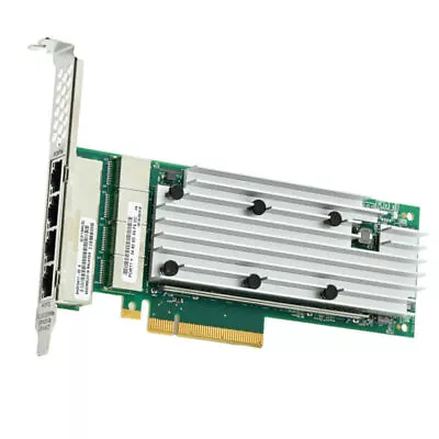 QLogic 4x 10GBe NIC QL41134HLRJ-CK FastLinQ Quad Port 10GBase-T RJ45 Copper PCI • $89.99