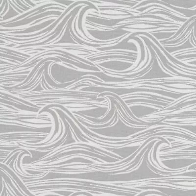 £20.99 • Buy Clarke And Clarke Surf Grey Cotton PVC WIPE CLEAN Tablecloth Oilcloth