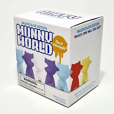 ©2012 Kidrobot MUNNY WORLD Micro Vinyl Toy RAFFY™ Multicolor Edition NEW! Sealed • £10.16