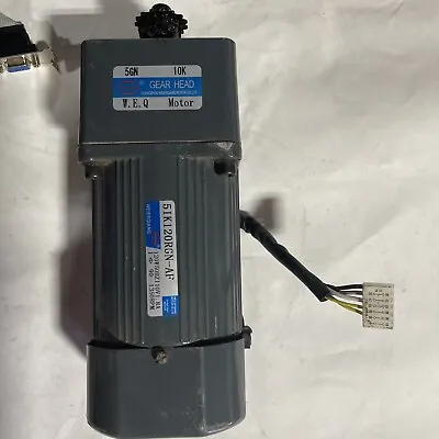 Gear Head Motor 5IK120RGN-AF Speed Control Motor W/ 5GN 10K Gear Head • $89