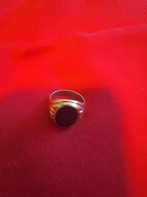 10k Gold Ring Onxy 9.8 Grams Mens  • $182.50