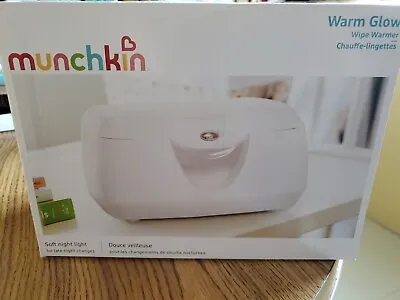 New Warm Wipes (baby) Dispenser Munchkin  With Soft Night Light. • $34