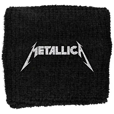 METALLICA Logo Sweatband Wristband • £7.99