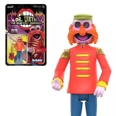 Floyd Dr. Teeth Electric Mayhem Muppets Super7 Reaction Action Figure • $19.95