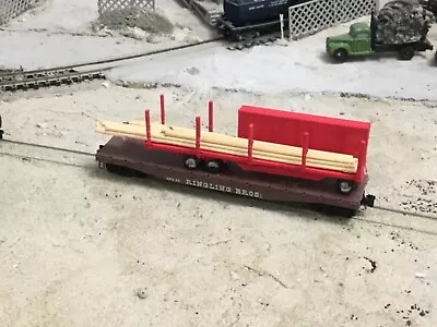 N Scale CIrcus Pole Wagon With Pole Load Wagon 3D Print Unpainted • $11.99