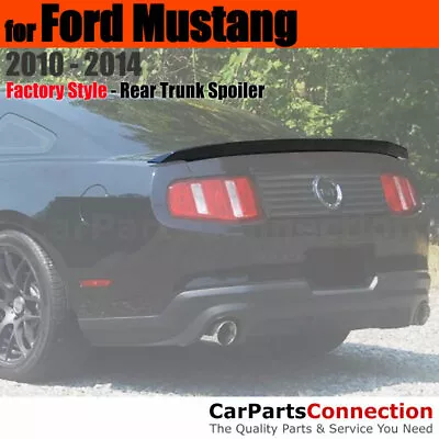 Painted ABS Trunk Spoiler For 10-14 For Mustang GT Cobra Style UJ STERLING GREY • $207.41