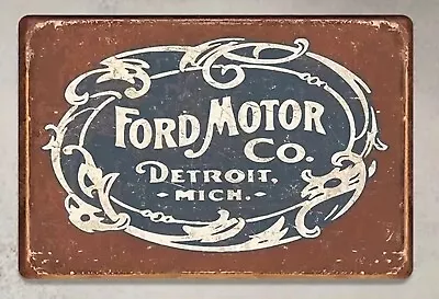 Ford Motor Company Vintage Novelty Metal Sign 12 X 8 Wall Art • $8.89