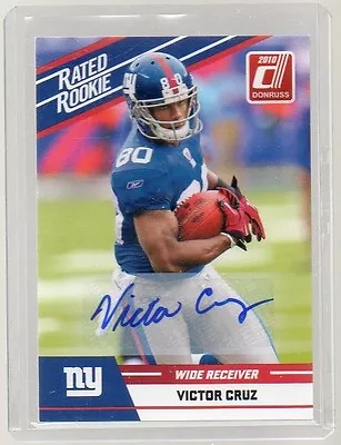 2011 Donruss Victor Cruz Rc Rookie Auto Rated Rookie • $69