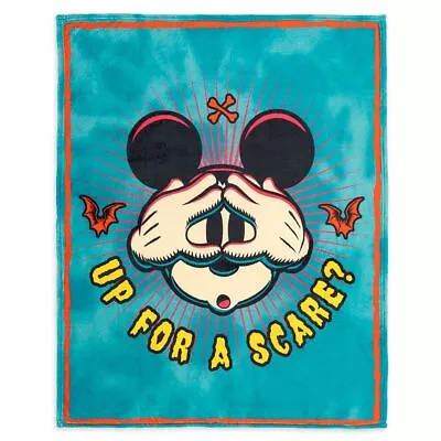 Disney Park Mickey Mouse Halloween Throw Blanket 50 X 60  - 2023 NEW • $49.99