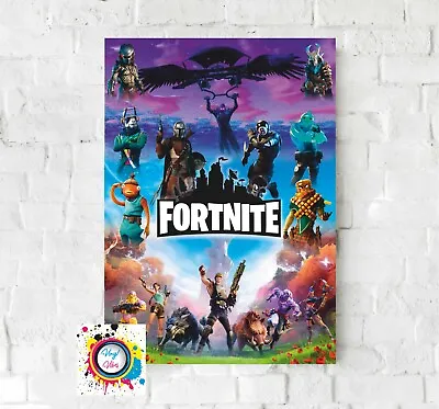 Fortnite Poster Gaming  Art A4A3 • £5.99