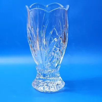 JG Durand Cristal D'Arques Large 12  Madrigal Cut 24% Lead Crystal Vase - France • $54.79